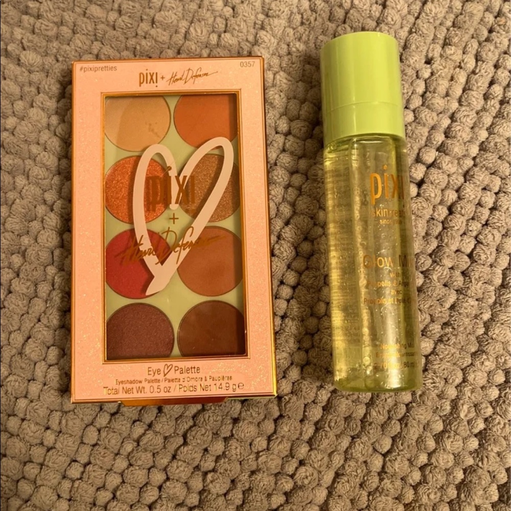 Pixi X Heart Defensor Double Tap Palette and Glow Mist